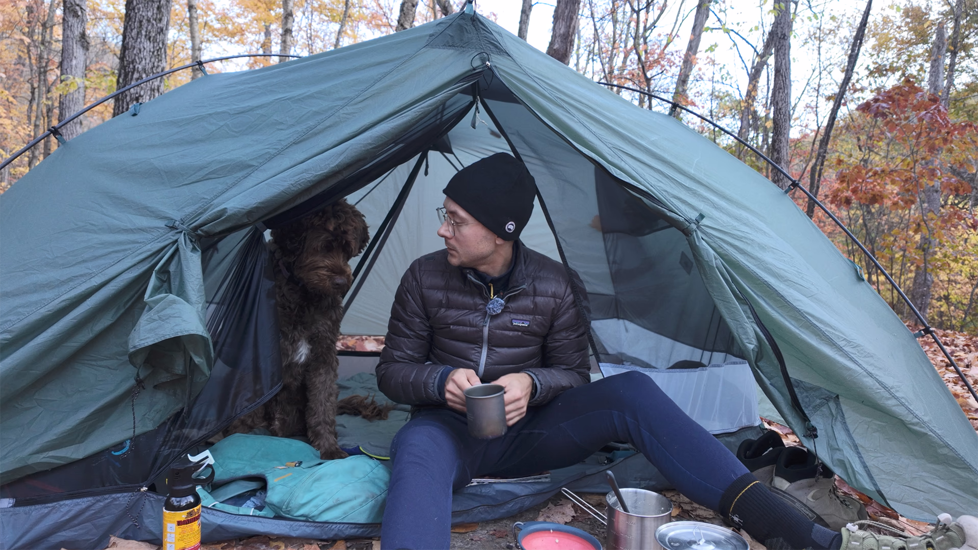 La Cloche Silhouette trail campsite H23 in Moose Pass.